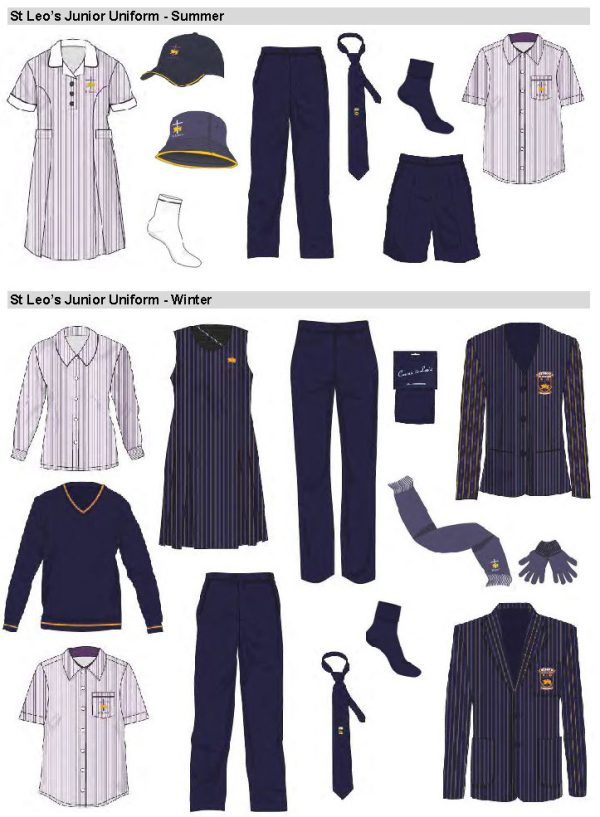 Future Students Uniform Information St Leo's Catholic College